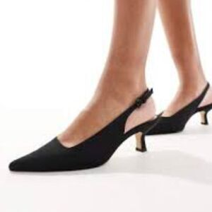 UNLISTED SLINGBACK POINTED TOE SLIP-ON WOMEN"S PUMP